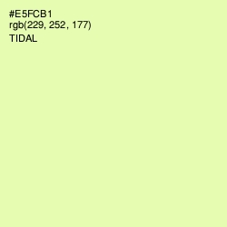 #E5FCB1 - Tidal Color Image