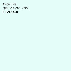 #E5FDF8 - Tranquil Color Image