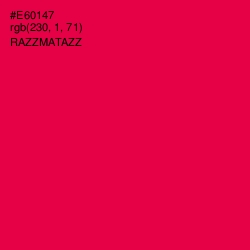 #E60147 - Razzmatazz Color Image