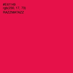 #E61149 - Razzmatazz Color Image