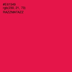 #E61549 - Razzmatazz Color Image