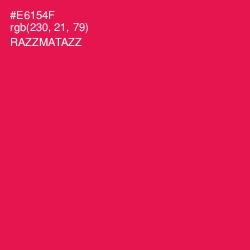#E6154F - Razzmatazz Color Image