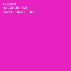 #E623C0 - Razzle Dazzle Rose Color Image