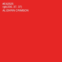 #E62525 - Alizarin Crimson Color Image