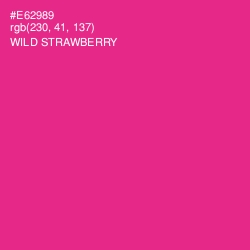 #E62989 - Wild Strawberry Color Image