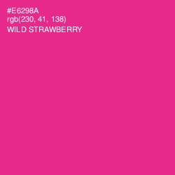 #E6298A - Wild Strawberry Color Image