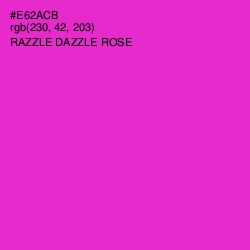 #E62ACB - Razzle Dazzle Rose Color Image