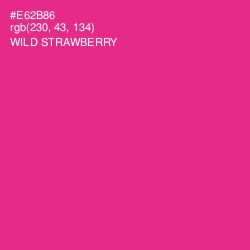 #E62B86 - Wild Strawberry Color Image