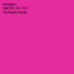 #E62BA1 - Persian Rose Color Image