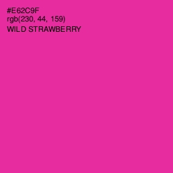 #E62C9F - Wild Strawberry Color Image