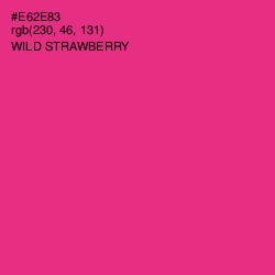 #E62E83 - Wild Strawberry Color Image