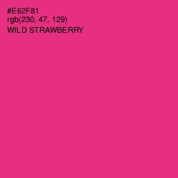 #E62F81 - Wild Strawberry Color Image