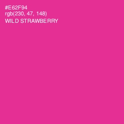 #E62F94 - Wild Strawberry Color Image