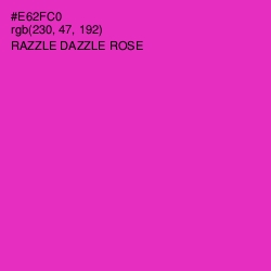 #E62FC0 - Razzle Dazzle Rose Color Image