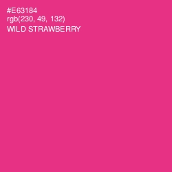 #E63184 - Wild Strawberry Color Image