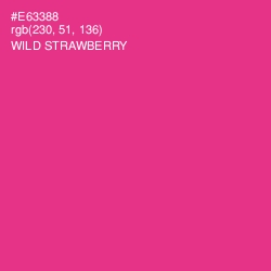#E63388 - Wild Strawberry Color Image