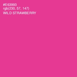 #E63993 - Wild Strawberry Color Image