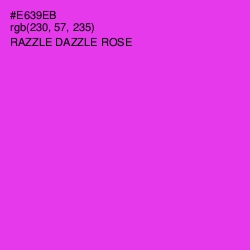 #E639EB - Razzle Dazzle Rose Color Image