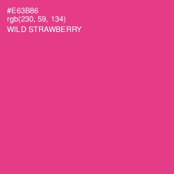 #E63B86 - Wild Strawberry Color Image