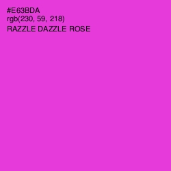 #E63BDA - Razzle Dazzle Rose Color Image