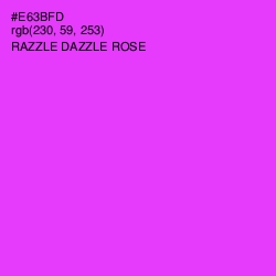 #E63BFD - Razzle Dazzle Rose Color Image