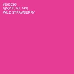 #E63C95 - Wild Strawberry Color Image