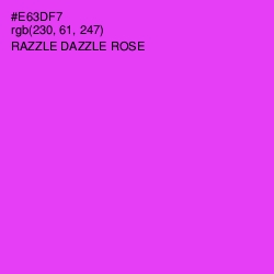 #E63DF7 - Razzle Dazzle Rose Color Image