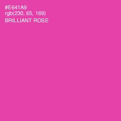 #E641A9 - Brilliant Rose Color Image