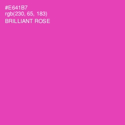 #E641B7 - Brilliant Rose Color Image