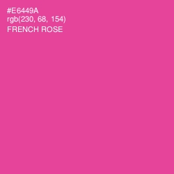 #E6449A - French Rose Color Image