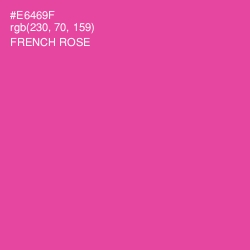 #E6469F - French Rose Color Image