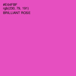 #E64FBF - Brilliant Rose Color Image