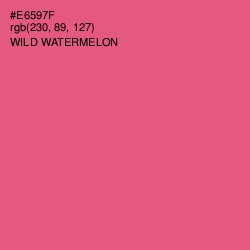 #E6597F - Wild Watermelon Color Image
