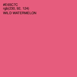 #E65C7C - Wild Watermelon Color Image