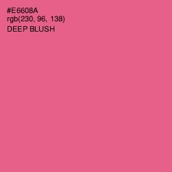 #E6608A - Deep Blush Color Image