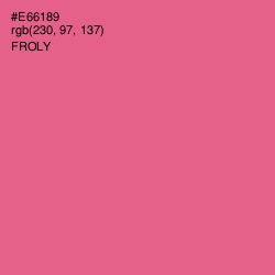 #E66189 - Froly Color Image