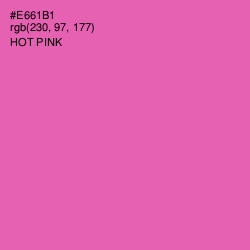#E661B1 - Hot Pink Color Image