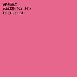 #E6668D - Deep Blush Color Image