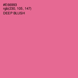 #E66993 - Deep Blush Color Image