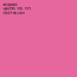 #E6699D - Deep Blush Color Image