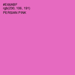 #E66ABF - Persian Pink Color Image