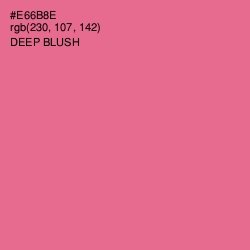 #E66B8E - Deep Blush Color Image