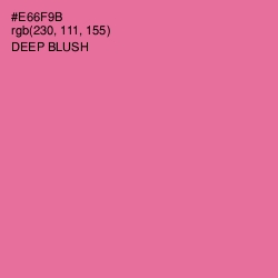 #E66F9B - Deep Blush Color Image