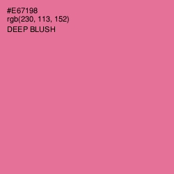 #E67198 - Deep Blush Color Image