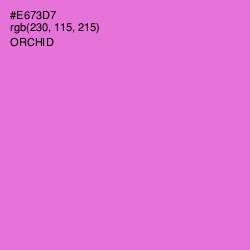 #E673D7 - Orchid Color Image