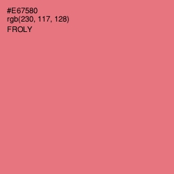 #E67580 - Froly Color Image