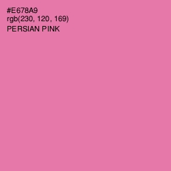 #E678A9 - Persian Pink Color Image