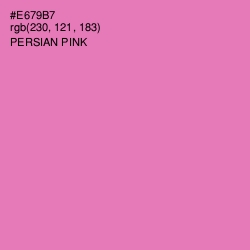 #E679B7 - Persian Pink Color Image