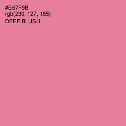 #E67F9B - Deep Blush Color Image