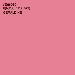 #E68095 - Geraldine Color Image